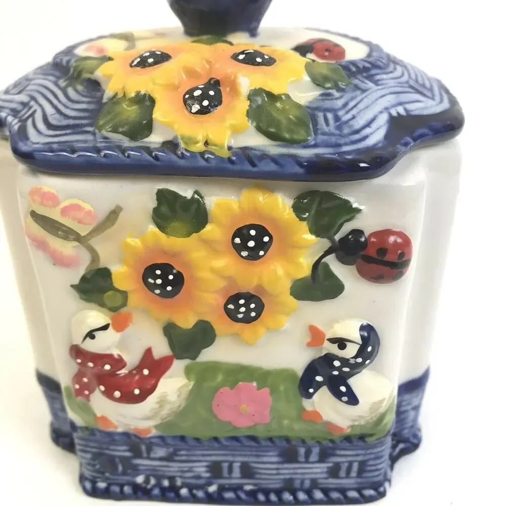 Unbranded ceramic canister
